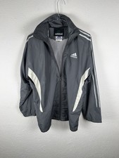 Adidas Giacca Vento Leggera Grigio Bianco taglia XL Uomo