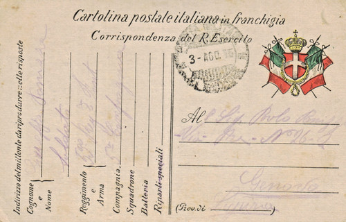 1915 wwi cartolina militare - wwi,