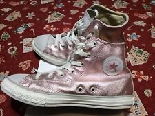 Converse da DONNA Chuck Taylor All-Star, Hi Scarpe  In Pelle Rosa/EU 38