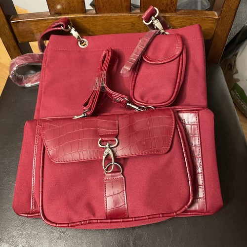 Vintage avon deep red set - deep, 4