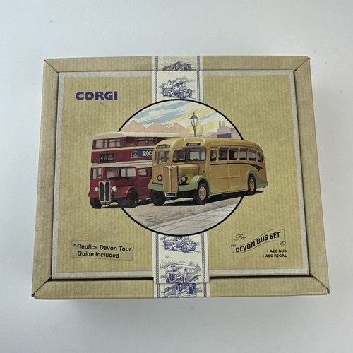 Set autobus corgi metallo - autobus,