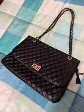 Borsa Effetto Trapuntato con Tasche Interne ed Esterna In Buone Condizioni