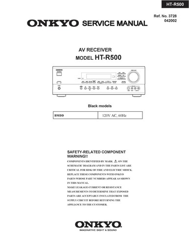 Manuale servizio per onkyo - di,
