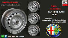 4 Cerchi lega Alfa Romeo 6x14