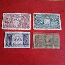 Vecchie Banconote Italiane Savoia  Regno D Italia E Repubblica Lotto D36