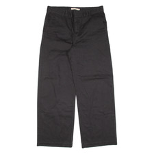 Pantaloni neri larghi dritti - pantaloni,
