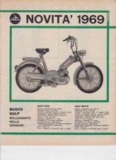 advertising Pubblicità CICLOMOTORI  GARELLI GULP FLEX MATIC  '69-MOTO EPOCA
