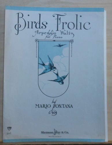 Birds frolic spartiti 1923 - -,