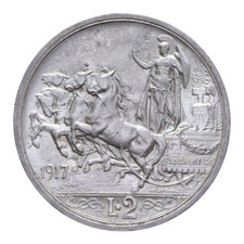 2 LIRE 1917 NC QUADRIGA BRIOSA