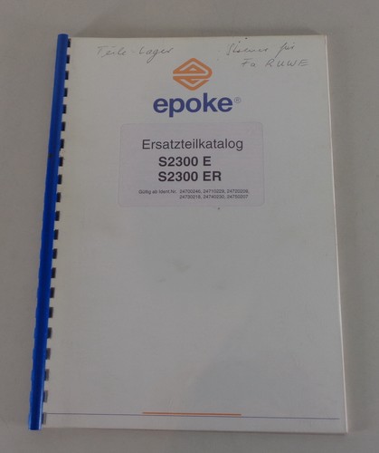 Catalogo ricambi epoke - catalogo,