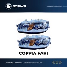 COPPIA FARI ANT SINISTRO DESTRO FIAT PUNTO II 99 FINO 2003 SENZA FENDINEBBIA SX