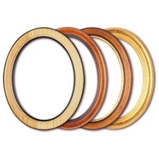 Cornice ovale 9 x 13 cm a 50 x 70 cm, con vetro e parete posteriore