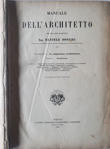 Manuale dell architetto - manuale, dell'architetto