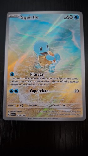 Carta pokémon squirtle - carta,