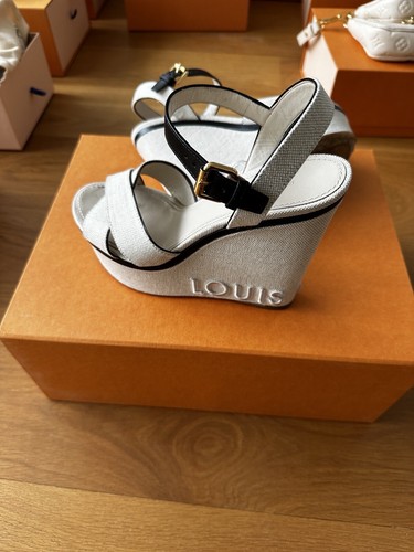 Sandali louis vuitton canvas - vuitton,