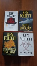 4 libri di Ken Follett tutte prime edizioni vedi descrizione completa per titoli