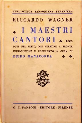 Maestri cantori di - maestri,