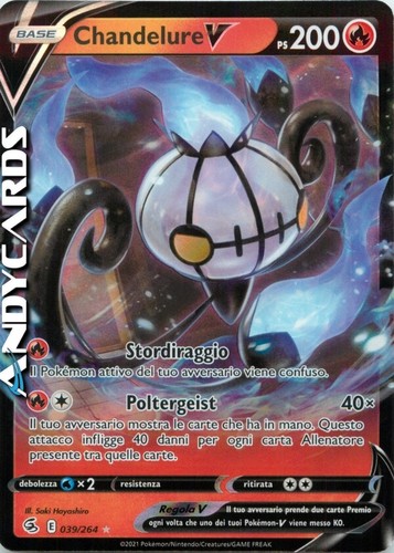 Chandelure 039 264 - chandelure, rara