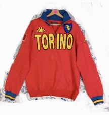 TORINO FELPA STORICA DA COLLEZIONE KAPPA MADE IN ITALY PATCH TORO SAMMLER-SWEAT