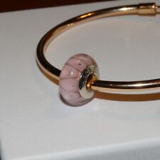 Charm Murrina In Vetro Bolle Rosa Confetto in argento 925 -  (Modello Pandora)