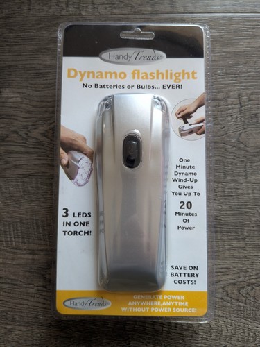 Torcia led dinamo sigillata - torcia,