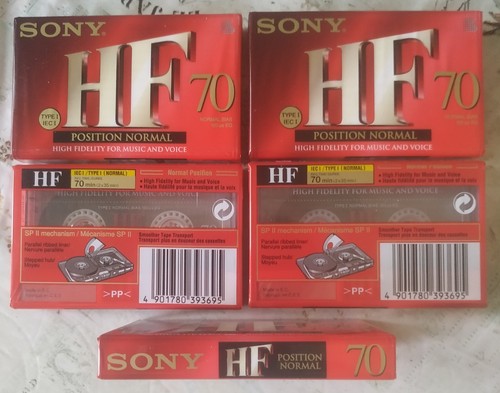 Lotto audiocassette sony hf - lotto,