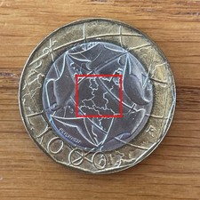 Moneta 1000 LIRE 1997 con