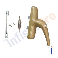 Maniglia con serratura e