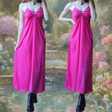 Vestido midi rosa de