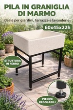 Pila lavatoio graniglia di - lavatoio,