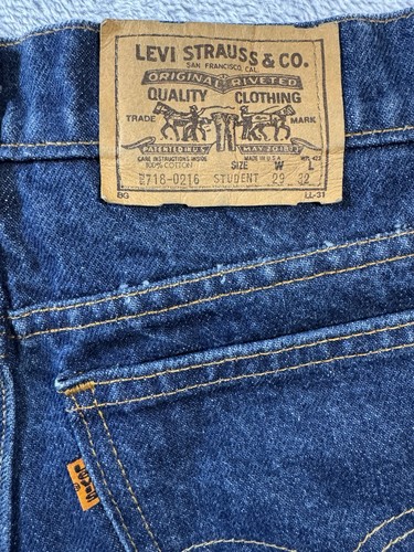 Jeans vintage 1986 levis - jeans,