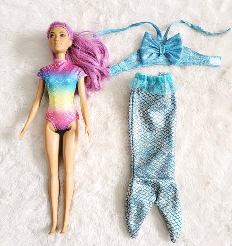Barbie bambola capelli - , viola