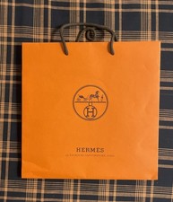✨BORSA CONFEZIONE LUSSO GIFT BAG ORIGINALE HERMES (30x30x10)✨