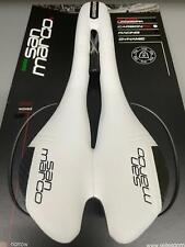 Sella Selle San Marco Aspide Carbon FX aperta - bianca