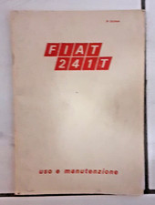 Prospekt brochure depliant USO E MANUTENZIONE FIAT 241 T XI 1969 3° EDIZIONE