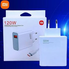 KIT CARICABATTERIA E CAVO ORIGINALE XIAOMI 120W TURBO FASTCHARGE RICARICA VELOCE