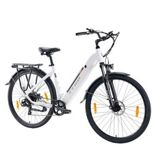 Bicicletta Elettrica 28 Pollici E Mountain Bike 36V20Ah Trekking Bike Con Cestino City ebike