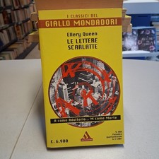 LE LETTERE SCARLATTE Ellery Queen, I Classici del Giallo Mondadori n. 888 2001