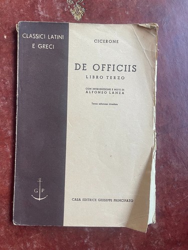 Cicerone officiis libro iii - cicerone, de