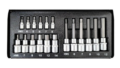 Set 18pz bussole con inserti - set,