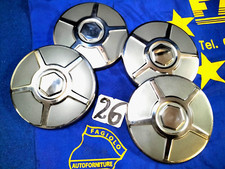 COPPA RUOTA SIMCA 1100-SPEC. COPRIMOZZO ACCIAIO INOX  Kit 4pz.COPRICERCHIO SIMCA