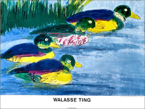 Poster walasse ting four ducks - walasse,