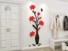 Adesivo Da Parete 3D Fiore E
