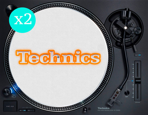 Technics orange neon white - neon, on