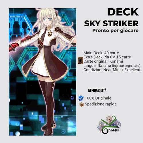 Yugioh mazzo deck sky striker - mazzo,