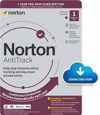 Norton AntiTrack 2025 1 Dispositivo 1 Anno Blocco Tracciamento 5 Min Consegna EMAIL