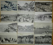 SPIAGGE FRANCESI - 55 VECCHIE CARTOLINE ANIMATE - piccolo formato