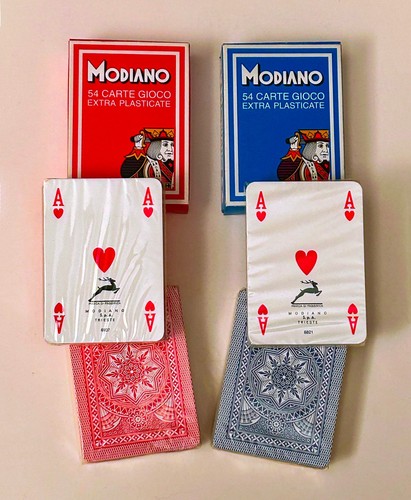 Mazzi carte modiano - mazzi, vintage