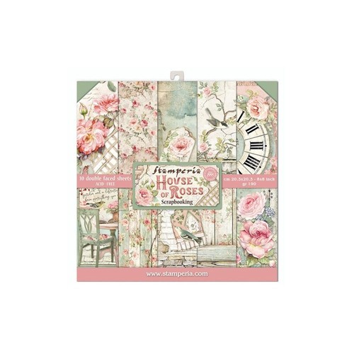 Blocco carte scrap - blocco, house