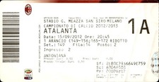 Biglietto stadio Milan